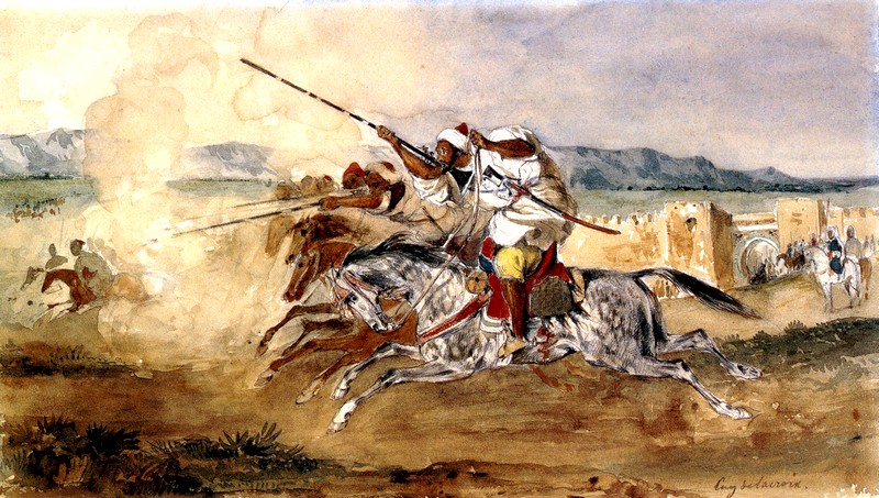 Eugène Delacroix, Fantasia arabe, 1833